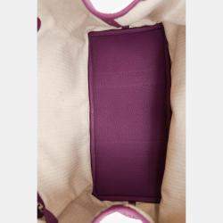 مملوكة مسبقًا Hermes 2014 Purple Clemence Leather Garden Party 36