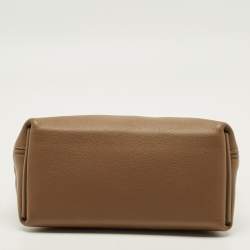 مملوكة مسبقًا Hermes 24/24 21 Palladium Finish Beige de Weimar Evercolor and Swift Leather Top Handle Bag