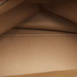 مملوكة مسبقًا Hermes 24/24 21 Palladium Finish Beige de Weimar Evercolor and Swift Leather Top Handle Bag