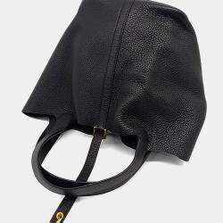 Pre Owned Hermes Black Leather Rock Picotan 22