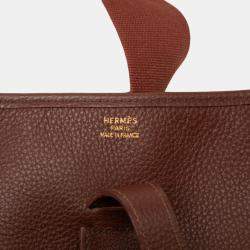 مملوكة مسبقًا Hermes Brown Clemence Evelyne I PM