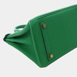مملوكة مسبقًا Hermes Green Togo Birkin Retourne 25