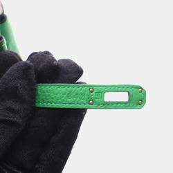 مملوكة مسبقًا Hermes Green Togo Birkin Retourne 25