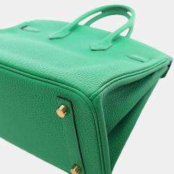 مملوكة مسبقًا Hermes Green Togo Birkin Retourne 25
