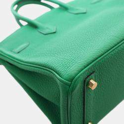 مملوكة مسبقًا Hermes Green Togo Birkin Retourne 25