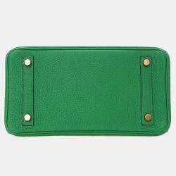 مملوكة مسبقًا Hermes Green Togo Birkin Retourne 25