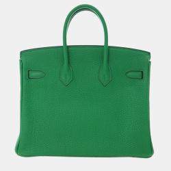 مملوكة مسبقًا Hermes Green Togo Birkin Retourne 25