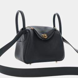 Pre Owned حقيبة هيرمس خضراء ميني كليمونس ليندي ٢٠