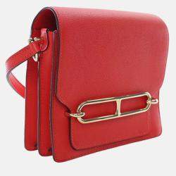 مملوكة مسبقًا Hermes Red Mini Evercolor Sac Roulis 18