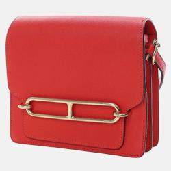 مملوكة مسبقًا Hermes Red Mini Evercolor Sac Roulis 18