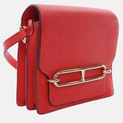 مملوكة مسبقًا Hermes Red Mini Evercolor Sac Roulis 18