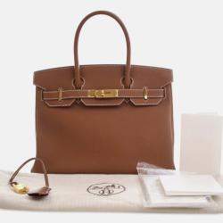 مملوكة مسبقًا حقيبة هيرمس بيركين ريتورن 30 جلد توغو بني