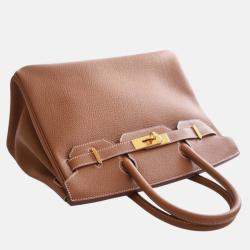 مملوكة مسبقًا حقيبة هيرمس بيركين ريتورن 30 جلد توغو بني