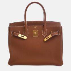 مملوكة مسبقًا حقيبة هيرمس بيركين ريتورن 30 جلد توغو بني