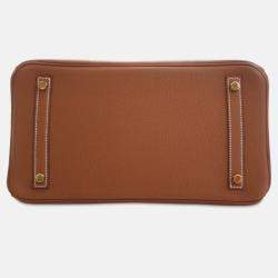 مملوكة مسبقًا حقيبة هيرمس بيركين ريتورن 30 جلد توغو بني