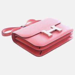 مملوكة مسبقًا Hermes Pink Mini Evercolor Constance 18