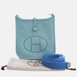 مملوكة مسبقًا Hermes Blue Epsom Evelyne TPM