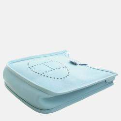 مملوكة مسبقًا Hermes Blue Epsom Evelyne TPM
