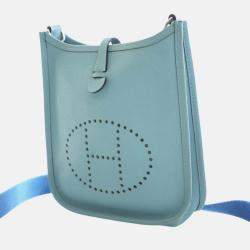 مملوكة مسبقًا Hermes Blue Epsom Evelyne TPM