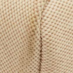 Pre Owned Hermes Herbag 31 Ecru/Natural Toile Canvas and Vache Leather Bag