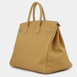 مملوكة مسبقًا حقيبة هيرمس بيركين 40 جلد توغو سابل طبيعي