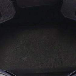 مملوكة مسبقًا Hermes Birkin Blue Nuit Togo Leather Size 30