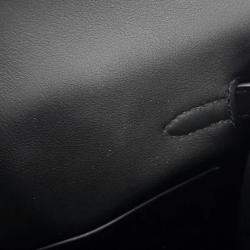 Pre Owned Hermes Kelly Jump Black Swift Leather