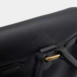 Pre Owned Hermes Kelly Jump Black Swift Leather