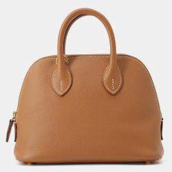 مملوكة مسبقًا Hermes Bolide 1923 Gold Evercolor Size Mini