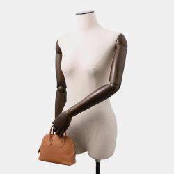 Pre Owned حقيبة هيرمس بوليد 1923 جلد إيفركلور ذهبي حجم صغير