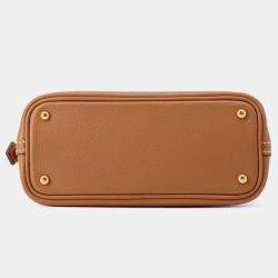 Pre Owned حقيبة هيرمس بوليد 1923 جلد إيفركلور ذهبي حجم صغير