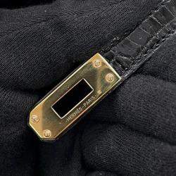 Pre Owned Hermes Birkin Touch Black Niloticus Taurillon Size 25