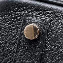 Pre Owned Hermes Birkin Touch Black Niloticus Taurillon Size 25