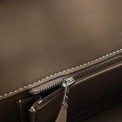 Pre Owned Hermes Birkin Shadow Etoupe Swift Leather Size 25