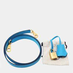 Pre Owned Hermes Kelly Sellier Blue Frida Epsom Size 25