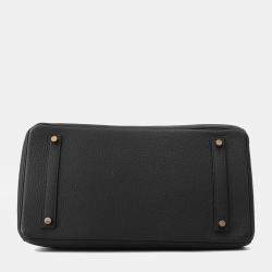 Pre Owned حقيبة هيرمس بيركين 35 جلد توجو أسود