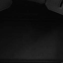 Pre Owned Hermes Birkin Black Togo Leather Size 40