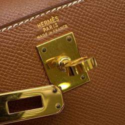 Pre Owned حقيبة هيرمس ميني كيلي جولد كورشيفل حجم 20
