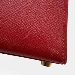 Pre Owned Hermes Mini Kelly Rouge Vif Courchevel Size 20