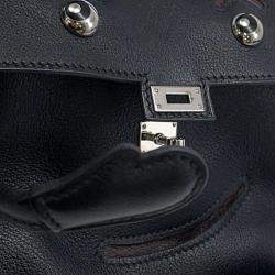 Pre Owned Hermes Kelly Doll Black Gulliver