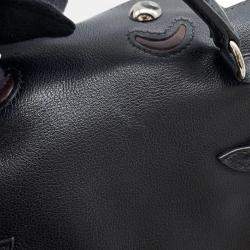 Pre Owned Hermes Kelly Doll Black Gulliver