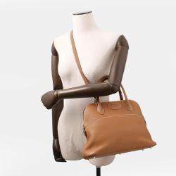 Pre Owned حقيبة هيرمس بوليد توريلون كليمونس ذهبية حجم 31