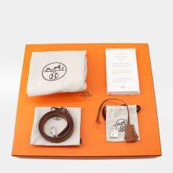 Pre Owned حقيبة هيرمس بوليد توريلون كليمونس ذهبية حجم 31