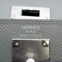 Pre Owned Hermes Kelly Sellier Vert Amand Epsom Size 28