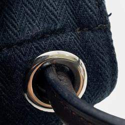 مملوكة مسبقًا Hermes Aline Backpack Navy Toile Chevrons Size Pm