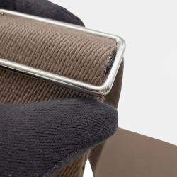 Pre Owned Hermes Videpoches Shoulder Bag Etoupe Togo Leather