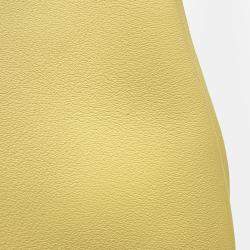 مملوكة مسبقًا Hermes Kelly Retourne Sewing Jaune Poussin Swift Leather Size 25