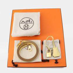 مملوكة مسبقًا Hermes Kelly Retourne Sewing Jaune Poussin Swift Leather Size 25