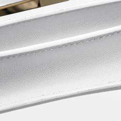 Pre Owned Hermes Constance 3 Miroir New White Evercolor Size Mini