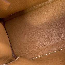 Pre Owned حقيبة هيرمس كلي ريتورني جلد توغو ذهبي مقاس 28